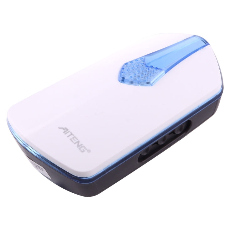 AITENG V026G Life Waterproof Battery-Free Wireless Doorbell, 1 Receiver + 1 x Transmitter, Receiver Distance: 130m, US Plug, V026G AITENG V026G Life Waterproof Battery-Free Wireless Doorbell, 1 Receiver + 1 x Transmitter, Receiver Distance: 130m, US Plug, V026G